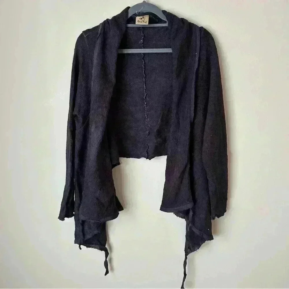 Women's Black Sweater Cardigan
